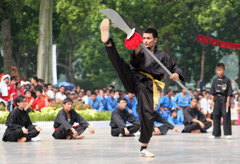 Das vietnamesische Kungfu-Festival hinterlässt einen guten Eindruck
